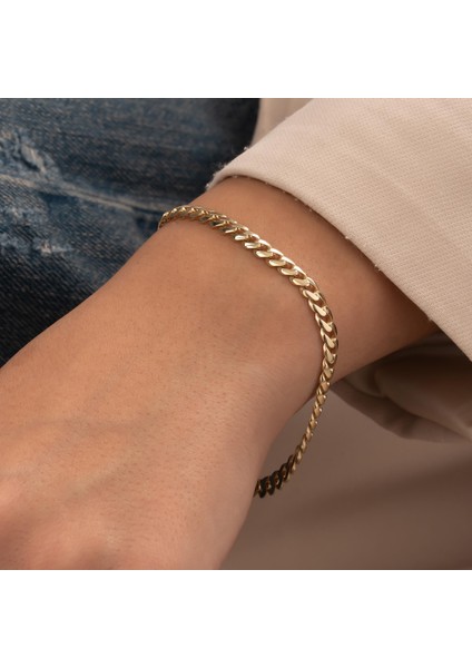 Spor Gurmet 14 Ayar Altın Bileklik modelleri