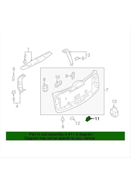 Nissan Infiniti Için Siyah Bagaj Kapağı Iç Kulp Çekme Kolu 90940-1LA0B (Yurt Dışından) indirimleri