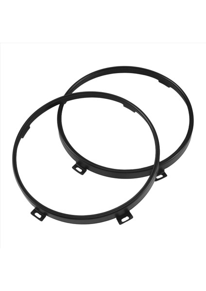 Jeep Wrangler 7 Inç LED Far Yuvarlak Halka Braketi Siyah Için 2 Adet (Yurt Dışından) modelleri