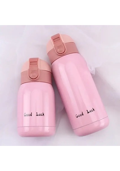 Mini Termos Kupası 200ML/360ML Cep Kupası Paslanmaz Çelik Termal Kahve Kupa Vakum Şişesi Yalıtımlı Sıcak Su Şişesi Çocuk Hediye Kapaklığı: 200ML/RENK: Pembe (Yurt Dışından)