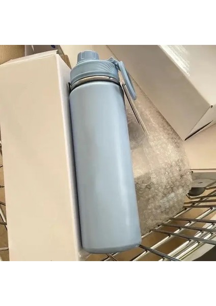 24 Oz Paslanmaz Çelik Lulu Yalıtımlı Su Kupası Spor Su Şişeleri Saf Titanyum Vakum Taşınabilir Sızıntı Kanıtı Açık Hava Seyahat Kapasitesi: 710ML/RENK: 01 (Yurt Dışından)