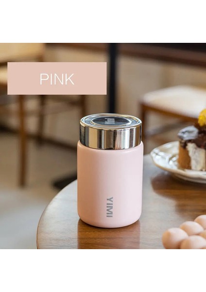 1pcs 230ML Mini Kompakt Termos Kahve ı Yüksek Görünümlü Hafif Açık Hava Taşınabilir Ofis 316 Pas Çelik Astar Içme ı : 201-300ML/RENK: Byb-Mini-Pembe (Yurt Dışından)