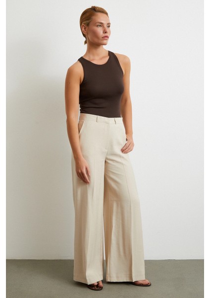 Geniş Paça Palazzo Pantolon Taş fırsatları