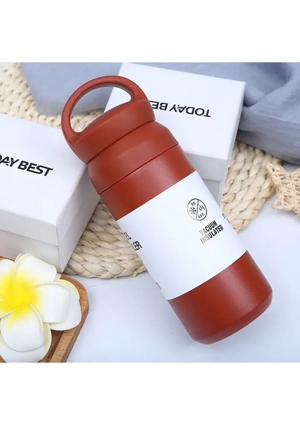 350/500ML Basit Buzlu Termos Çay Kupası Taşınabilir Paslanmaz Çelik Yalıtımlı Su Şişesi Seyahat Araç Içecek Vakum Cupcapacity: 500ML/RENK: Mavi (Yurt Dışından)