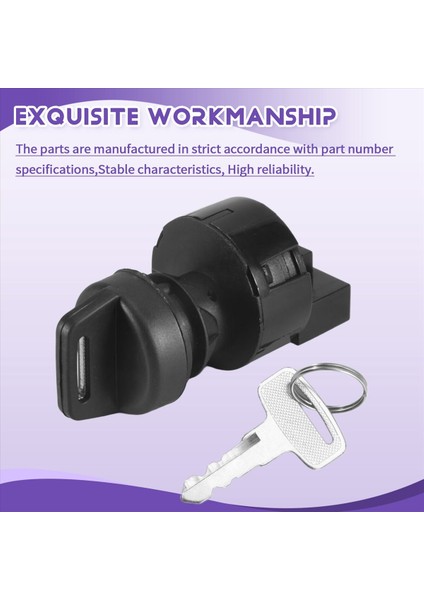 Polaris Rzr 570 6 Pın 4 Pozisyonlu Kontak Anahtarı Kilidi Anahtar Seti (Yurt Dışından) modelleri