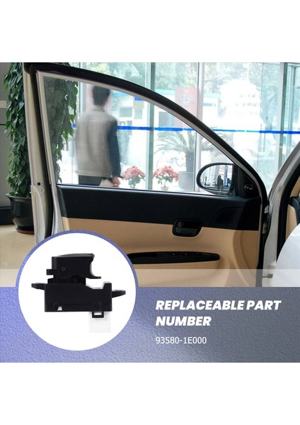 Hyundaı Accent 2007, 2008, 2009 ve 2010 Modellerine Uygun Yeni Elektrikli Cam Anahtarı (Yurt Dışından) fiyatları