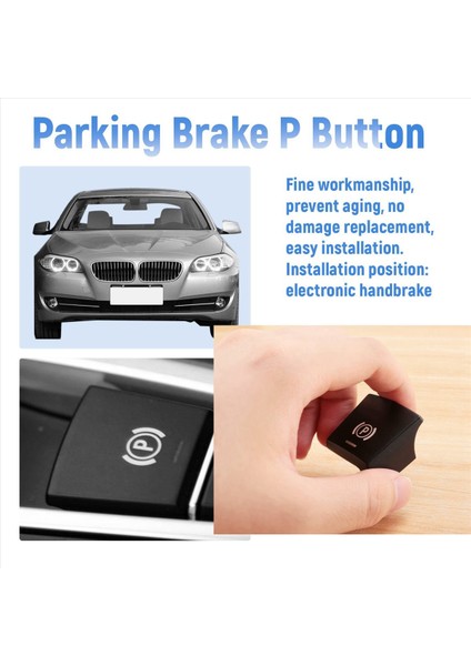 Bmw 5 6 X3 X4 F10 F11 F06 Için Park Freni P Düğmesi Anahtarı Kapağı (Yurt Dışından) indirimleri