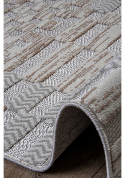 Gri Bej Bohem Iskandinav Modern Saçaklı Doğal Pamuk Taban Salon Koridor Çocuk Oturma Odası Halı