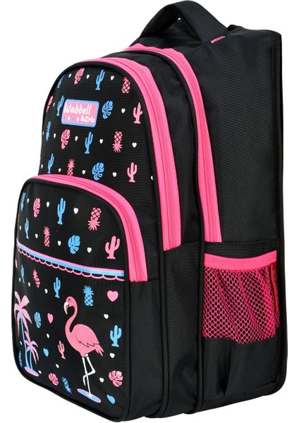 Flamingo Desenli İlkokul + Beslenme Çantası 3001 modelleri