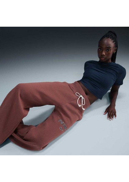 Phoenix Fleece Hr Logo Pant Wide Kadın Eşofman Altı - Polarlı Yüksek Belli Geniş Paça - FV7684-634 fiyatları
