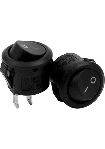 2x Açma/kapama Otomatik Kilitlemeli Basma Düğmesi Araba, Tekne, Siyah (Yurt Dışından)