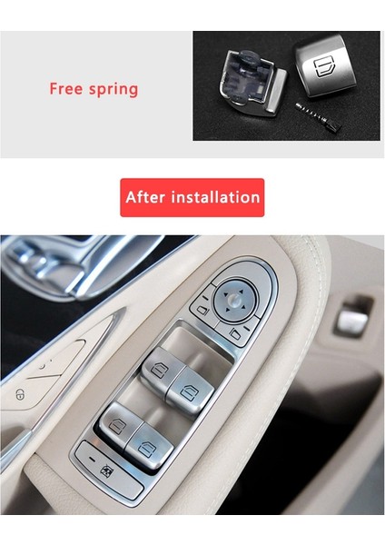 Benz C Sınıfı W205 C180 No.4 Için Araç Pencere Camı Kaldırma Düğmesi Anahtarı (Yurt Dışından) modelleri