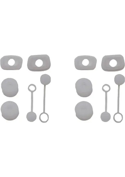 Söküm Kanıtı Durdurucular Çoğu 40 Oz Veya 30 Oz Su Dağı Saplı Silikon Yeniden Kullanılabilir 5 Renk Su Şişesi Dökülme Durdurucuları Renk: Şeffaf 2setler (Yurt Dışından)