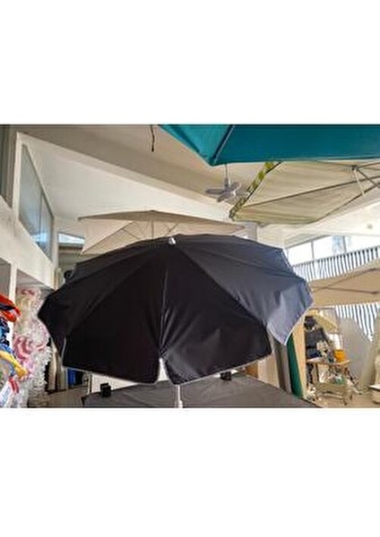 10 Telli Bahçe Balkon Plaj Şemsiyesi 2 Metre Yükseklik Bükülebilir Tasarım fırsatları