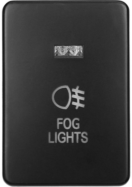 Toyota Için 12V Araba Lambası Basmalı Düğmeli Ikili Sis Farı Açma/kapama (Yurt Dışından)