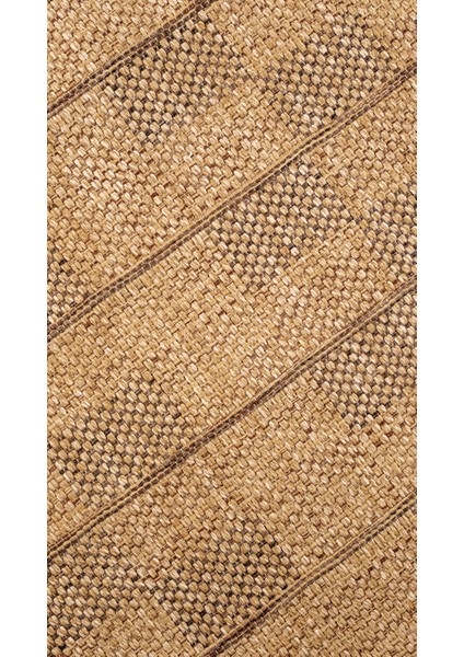 Bej Jüt Sisal Kaymaz Taban Hasır Dokuma Yıkanabilir Yolluk Salon Koridor Mutfak Halısı