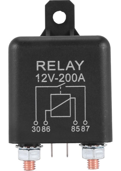 12V 200A Normalde Açık 4 Pinli Röle (Yurt Dışından)
