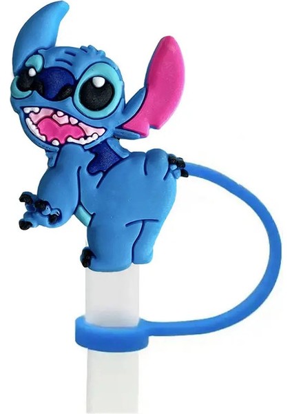 Sevimli Dikiş Karikatür Silikon Saman Saman Şişesi Için Saman Şişesi Içme Toz Kapağı Saman Tipleri Kapak Cup Aksesuarları 10MM Renk: 1pcs-03 (Yurt Dışından)