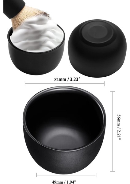 S18 Manuel Tıraş Makinesi + F2 Fırça + Kase + 5 Adet Platinum Yaprak Jilet