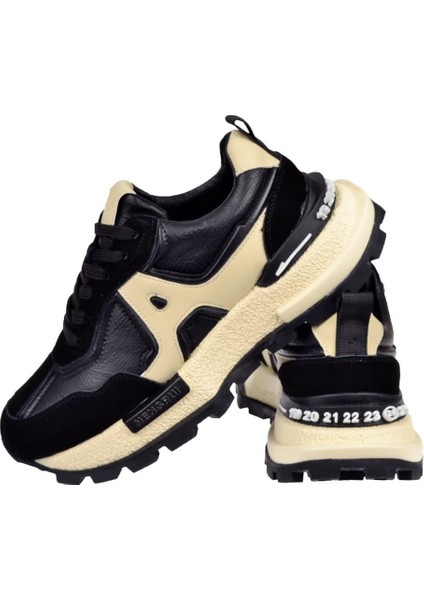 Erkek Spor Ayakkabı Sneaker GJ-25K507 Siyah