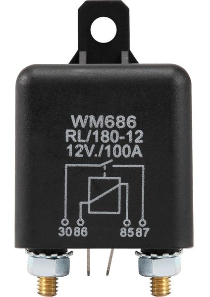 12V 100AMP 4-Pin Ağır Hizmet Tipi Açma/kapama Anahtarı Bölünmüş Şarj Rölesi Siyah (Yurt Dışından) fiyatları