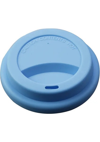 1pcs 9cm Evrensel Yeniden Kullanılabilir Silikon Kupa Kapaklar Taze Kapak Silikon Yalıtım Anti Tütle Kupa Kapak Kahve Kupa Kapak Kılıfı Renk: Q-Sky Mavi F (Yurt Dışından)