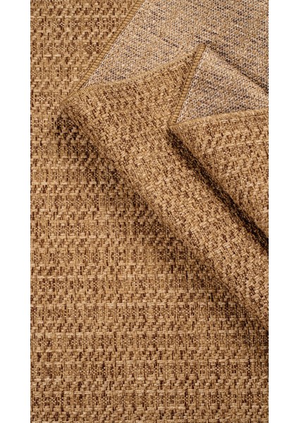 Bej Jüt Sisal Kaymaz Taban Hasır Dokuma Yıkanabilir Yolluk Salon Koridor Mutfak Halısı