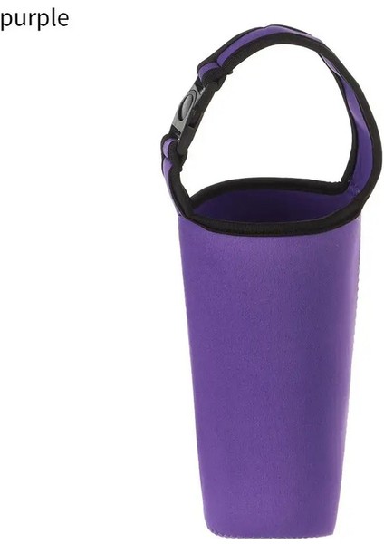 900ML/30 Oz Renkli Anti-Fincan Kılıf Kolu Çevre Dostu Içecek Çantası Su Kupa Şişe Tutucu Dak Taşıyıcı Fincan Aksesuarlarcolor: Mor (Yurt Dışından)