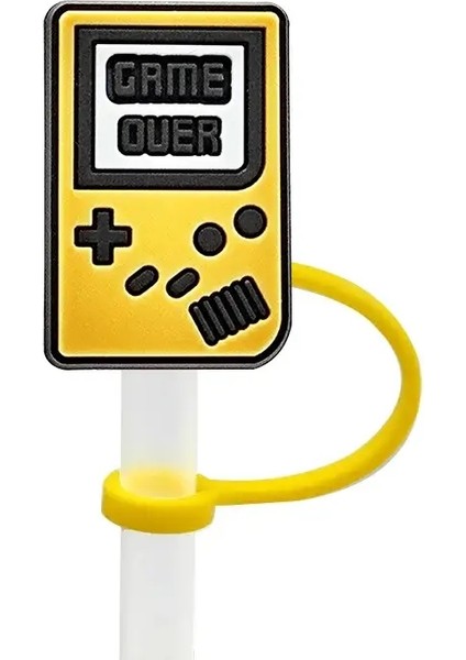 1/11PCS 3040 Oz Fincan Için Serin Oyun Saman Kapak Kapağı, Saman Topper Rubik Küpü Içme Fincanı, 8mm Toz Geçirmez Saman Ucu Cazibe Rengi: 1731-08 (Yurt Dışından)