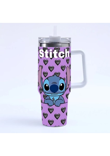 Dikiş 40OZ Melek Miniso Tumbler Sıcak Içecekler Su Şişesi Isı Koruma Paslanmaz Çelik Termal Kupa Baskılı Seyahat Kupa Kupası Kapasite: 40OZ/RENK: A2 (Yurt Dışından)