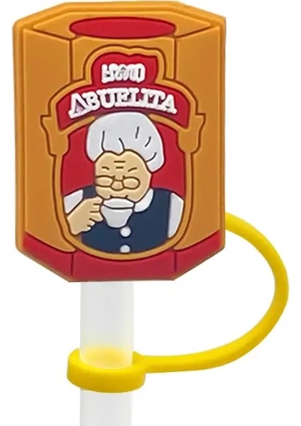 1pcs Meksika Atıştırmalıkları Içme Dakları Için Saman Kapak Kapak Aksesuarları, 8mm Silikon Saman Topper, Yıkanabilir Toz Geçirmez Saman Kapağı Kapağı Renk: Hyb 1736-11 (Yurt Dışından)