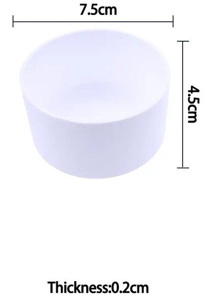 Daha Iyi Yaşam Için 1 Adet 7.5cm Yumuşak Silikon Kupa Alt Kılıf Koruyucu Kılı (Yurt Dışından)