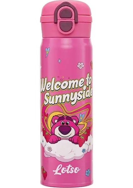 480ML Yalıtımlı Su Şişesi Sanrio Hello Kitty Paslanmaz Çelik Termos Kupası Kawaii Disney Termal Flask Çocuk Seyahat Tumbler Kapasitesi: 480ML/RENK: Çok-O (Yurt Dışından)