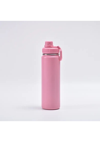 Paslanmaz Çelik Vakum Termos Kupası Yalıtımlı Su Kupası Spor Şişesi Su Şişesi Paslanmaz Çelik Taşınabilir Sızdır Yok Dış Kupa Kapasite: 750ML/RENK: Pembe (Yurt Dışından)
