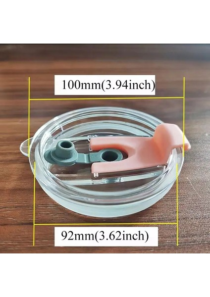 Plastik 12OZ/16 Oz/30 Oz Sızdırmazlık Kupası Ozark Trail Değiştirme Dökülme Kanıt Tenekeleri Kapak Tumbler Termos Su Bottole Üstler Renk: 92MM Iç Sizep (Yurt Dışından)