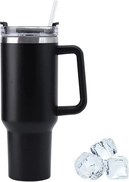 40OZ Termos Kahve Kupa Saplı Pasalı Paslanmaz Çelik Kahve Termos Kupası Araba Vakum Şenlikleri Taşınabilir Kafe Yalıtımlı Tumkercapity: 1200ML/RENK: Beyaz (Yurt Dışından)