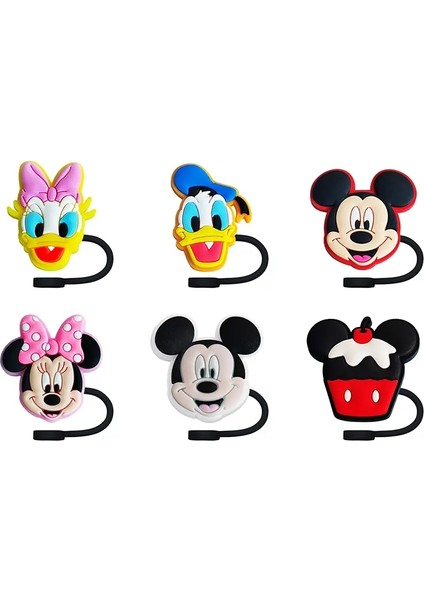 Seri 10MM Saman Kapak Kapağı Silikon Saman Saman Sıçrama Kanıtı Içme Kupası Saman Kapak Aksesuarları Takılar Akıcılık Hediye Renk: 6PCS-10MM (Yurt Dışından)