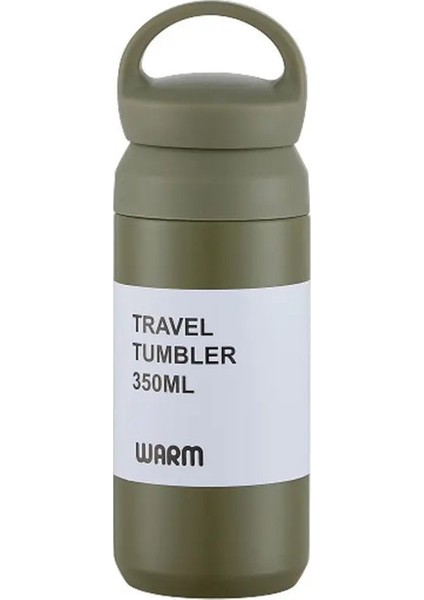 350ML 500ML Paslanmaz Çelik Termal Kupa Sıcak Soğuk Japon Tarzı Yalıtılmış Dak Portatif Kahve Seyahati Kupa Kapasitesi Için Sıcaklık Şişeleri: 350ML/RENK: Kahve Tut (Yurt Dışından)