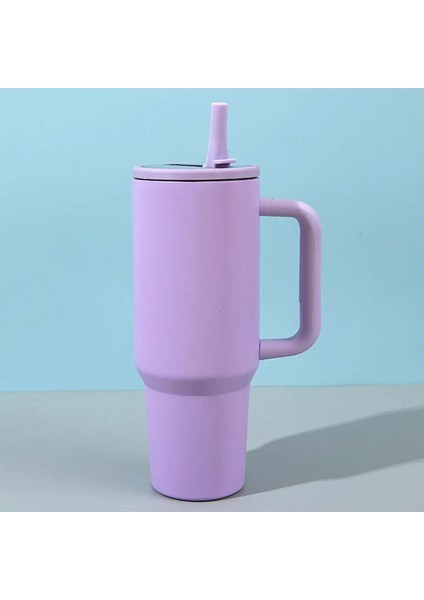 2024 Yeni Hydrojug 40OZ Tumbler Saman Kapağı Paslanmaz Çelik Vakum Yalıtımlı Otomobil Kupa Çift Duvar Termal Buzlu Seyahat Kupa Kupa Cupcapacity: 1200ML/RENK: Sıcak Pembe (Yurt Dışından)