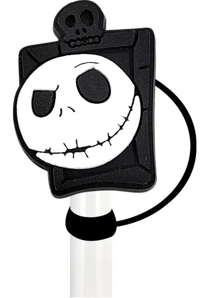 1-16PCS Cadılar Bayramı Saman Kapak Kapağı 10MM Içecek Saman Fişi Yeniden Kullanılabilir Sıçrama Geçirmez Fit Aksesuarları Saman Kapağı Takılar Kolye Hediye Renk: 03 (Yurt Dışından)