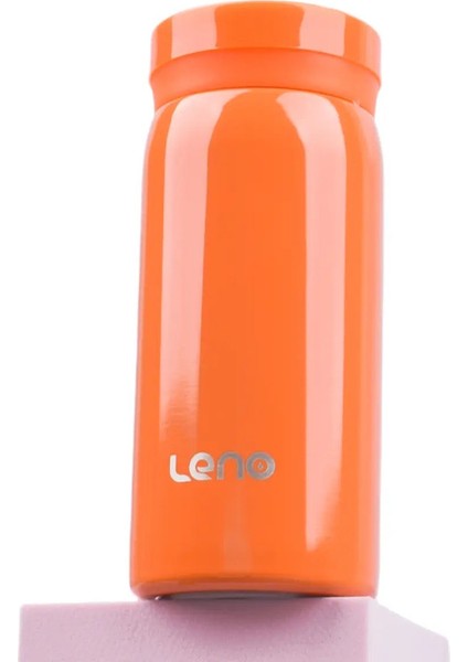 200ML Mini Taşınabilir Cep Kupası Seyahati 304 Paslanmaz Çelik Termos Kupası Lid Kahve Şişesi ile Yaratıcı Hediye Kupası Termos Şişe Kapasite: 200ML/RENK: Turuncu (Yurt Dışından)