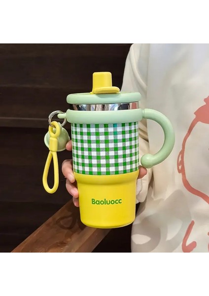 Kahve Kupası Dış Mekan Termo Su Şişesi Paslanmaz Çelik Buz Bulvası Sıkışan Soğuk ve Isı Vakum Şişesi Termos Cupcapacity: 600ML/RENK: Mavi (Yurt Dışından)