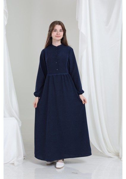 Melora Kız Çocuk Kadife Elbise Lacivert fırsatları