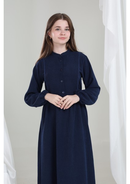 Melora Kız Çocuk Kadife Elbise Lacivert indirimleri