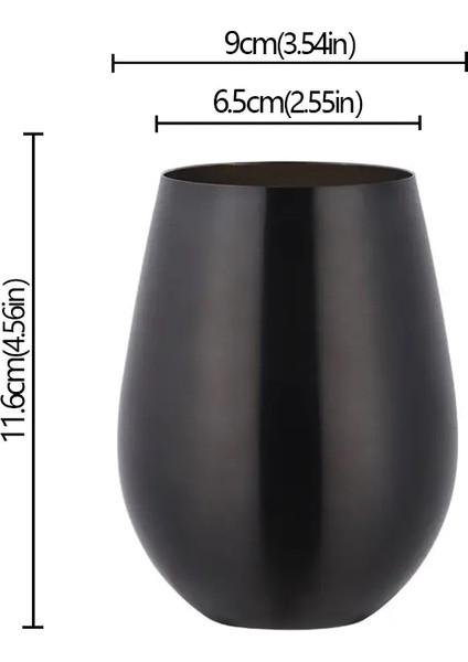 500ML Paslanmaz Çelik Tek Katman Titanyum Kaplama Şaraplı Şaraplar Bira Süt Kupası Içme Kupa Büyük Göbek Su Kupası Dalgalar: Sağı/kapasite: 401-500ML (Yurt Dışından)
