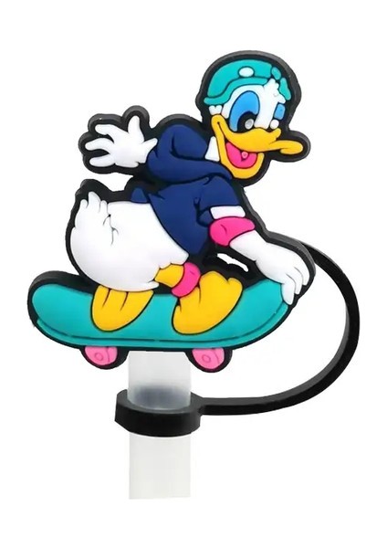 1-20PCS Disney Mickey Minnie Donald Araba Thermos Cup 3040OZ CUP1MM Saman Toppers Yeniden Kullanılabilir Toz Geçirmez Saman Kapakları Renk: 1 (Yurt Dışından)