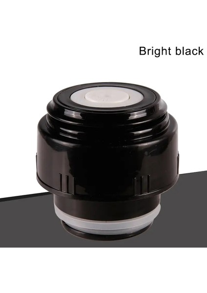 Yalıtım Kupası Kapağı 5.2cm Termo Kapak Vakum Şişesi Lid Termo Kupa Durdurucu Açık Seyahat Kupası Mermi Kapak Su Şişesi Cupcolor: Parlak Siyah (Yurt Dışından)