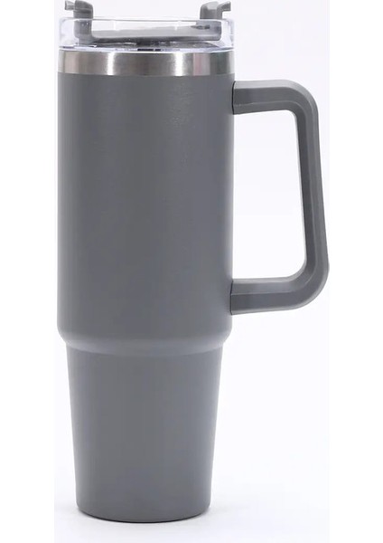 Özel Logo Termos Tumbler 40OZ Tutarlı Araba Kupası Dev Saman Kahve Sütü Gezisi Soğuk Dondurma Kupası Yalıtımlı Su Kupası Kapasite: Şerit Logosu/renk:. (Yurt Dışından)