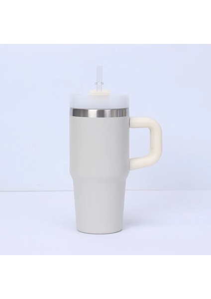 14OZ Mini Paslanmaz Çelik Tumbler Yalıtım Kahve Kahve Kahve Kahve Kahve Kahve Kahve Kupa Hediyeler Için Samanlı Vakum Şişeleri Şişe Kupa Kapasite: 14OZ/RENK: Suçlu Beyaz (Yurt Dışından)