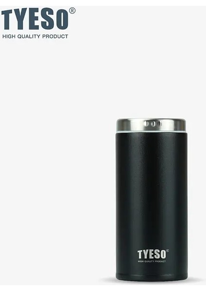 Taşınabilir Sevimli Stainl Çelik Yalıtımlı Su Şişesi Yaratıcı Hafif 200/300 ml Dak Açık Hava Ins Tarzı Seyahat Termal Kupa Kapasite: 300ML/RENK: Siyah (Yurt Dışından)